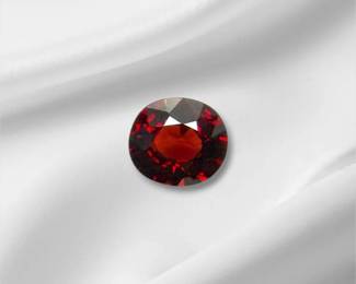 3.62 Carat Orangish-Red Madagascar Garnet
