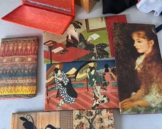 Vintage 70s Japanese Paper Wallets and Vanity Cases
