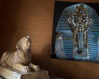 Vintage Egypt Poster Figure