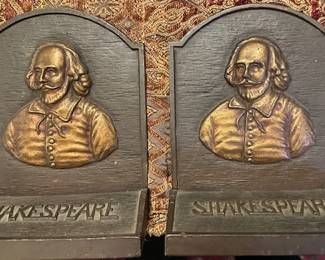 Vintage Shakespeare Bookends