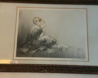 Vintage Icart in great old frame