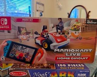 MarioKart Live uses a Nintento Switch console to drive a go kart around your home!