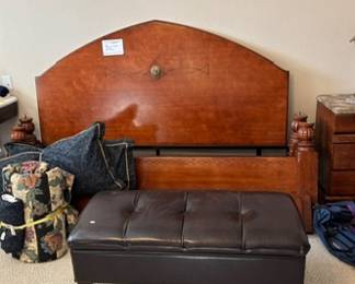 Gorgeous mahogany King bed and bedroom suite