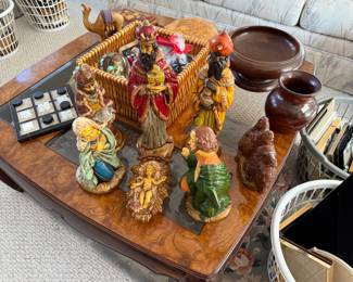 1950's vintage Nativity set; truly a must see!