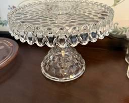 Gorgeous Fostoria cake plate