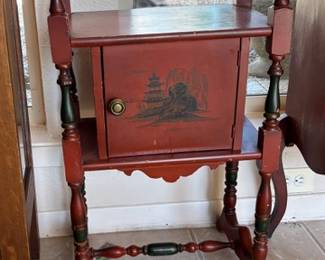 Vintage, hand painted Humidor for cigars