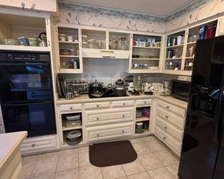 Kitchenware galore - pots, pans, cups, bakeware, appliances