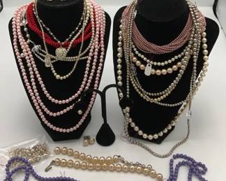 Pearls And Beaded Necklaces