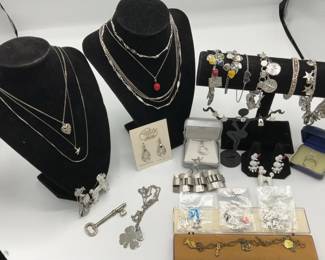 Silver Colored Costume Jewelry