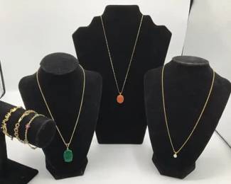 Necklaces 14K with bracelets