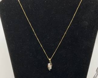 14K Diamond Necklace