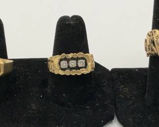 Mens 14K Rings