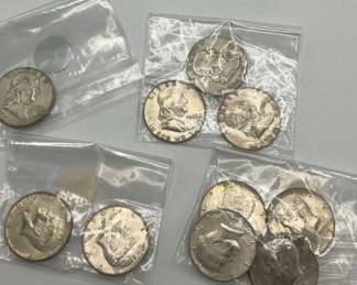 Ten 1 2 Dollar Coins