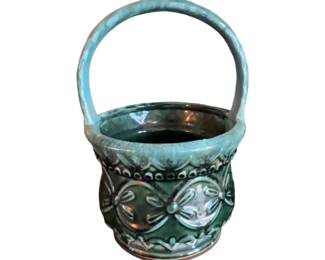 Hull pottery baskets. Circa a 1950s