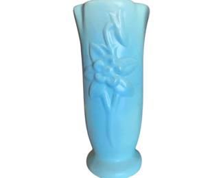 Van Briggle pottery base with columbine flower. Circa 1920s.