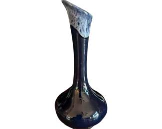 Anne Van Briggle jack and the puppet art pottery bud vase. Circa 1950s to 1960s.