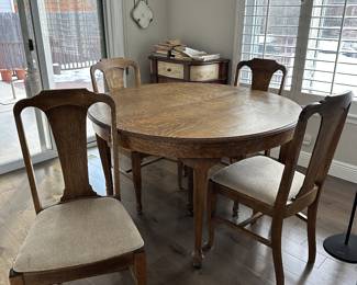 Vintage Kitchen Table + leaves