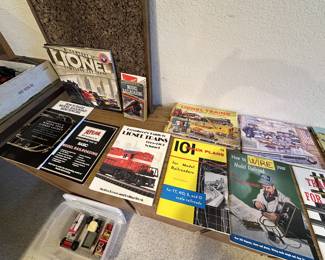 Vintage railroad magazines