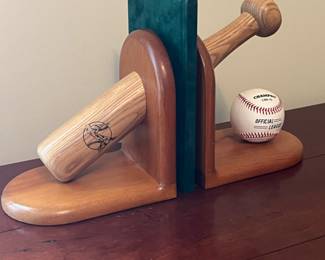 baseball book ends