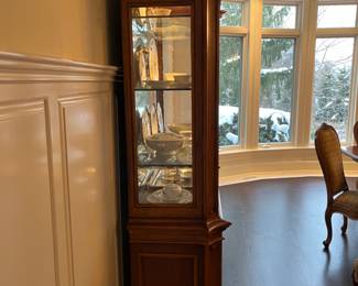 Century Furniture Coeur de France Rhone Valley collection dining table, chairs, china cabinet, media armoire, sideboard