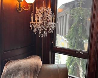 Restoration Hardware Rococo iron and crystal floor lamp-2 available - – 6 lights – 75h x 14w base