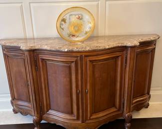 Century Furniture Coeur de France Rhone Valley collection dining table, chairs, china cabinet, media armoire, sideboard
