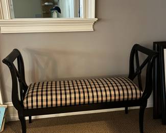 Bench with X ends – 55w x 17d x 36h