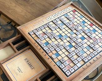 RH Vintage edition Scrabble in wood box