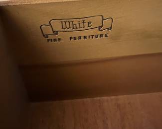 MCM White Fine Furniture king bedroom suite - 