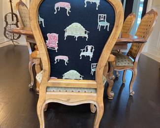 Century Furniture Coeur de France Rhone Valley collection dining table, chairs, china cabinet, media armoire, sideboard