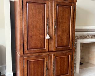 Century Furniture Coeur de France Rhone Valley collection dining table, chairs, china cabinet, media armoire, sideboard