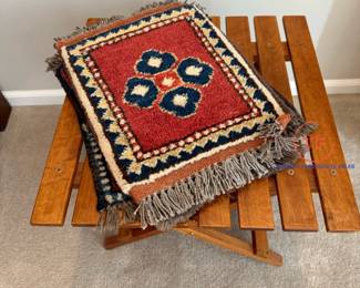 Vintage Pakistan Medallion Hand-Woven Mini Sample Rugs (100% Wool)