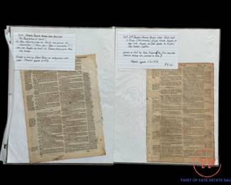 1606 and 1569 Bible Leaves