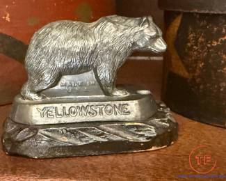 Antique Yellowstone Bear Tourist Ware