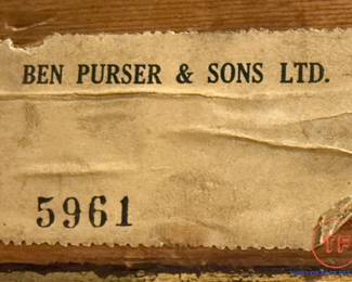 Antique Original Oil on Canvas Scottish Highland Cattle in Countryside by EDWARD HEATON (English, 19th C)