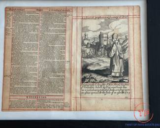 1669 King James Bible Leaf