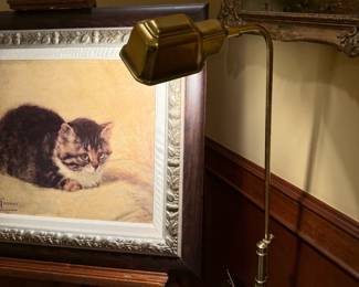 Pharmacy Style Brass Lamp