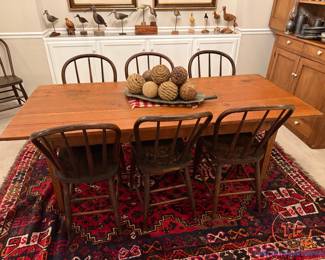 Primitive Table and Chair Set