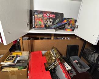 Toys, DVD, VHS, 8-Track, technology, computers, books