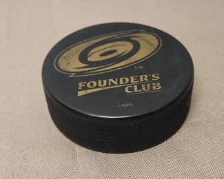 Historic First Game Hokey Puck