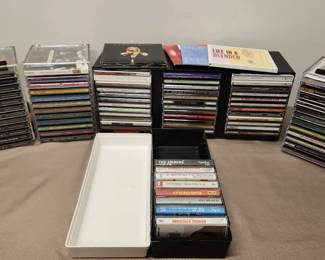 Mystery Lot Of CDs And Tapes
