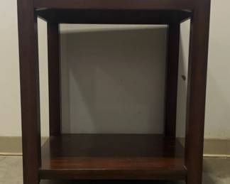 Tall Wood Accent Table