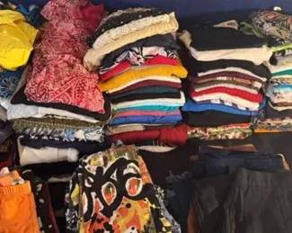 HUGE Mystery Lot Of Womens Clothes 