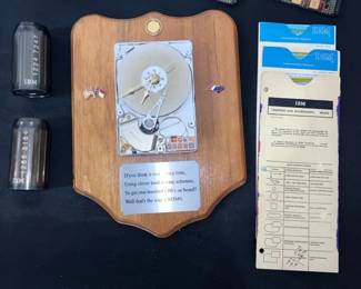 IBM Bits of Computer History 2 Upcycled In Clocks