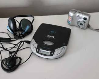 Camera and RCA CD Player