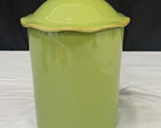 Vietri Green Canister