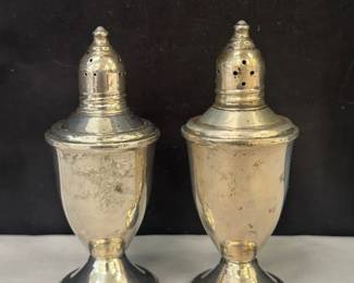 Sterling Silver Salt Pepper Shakers