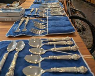 Wide selection of sets of silverware