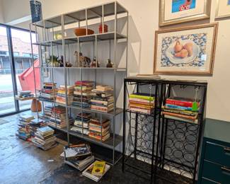 More books and modern furniture!