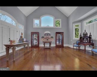 Display cabinets and birdhouse